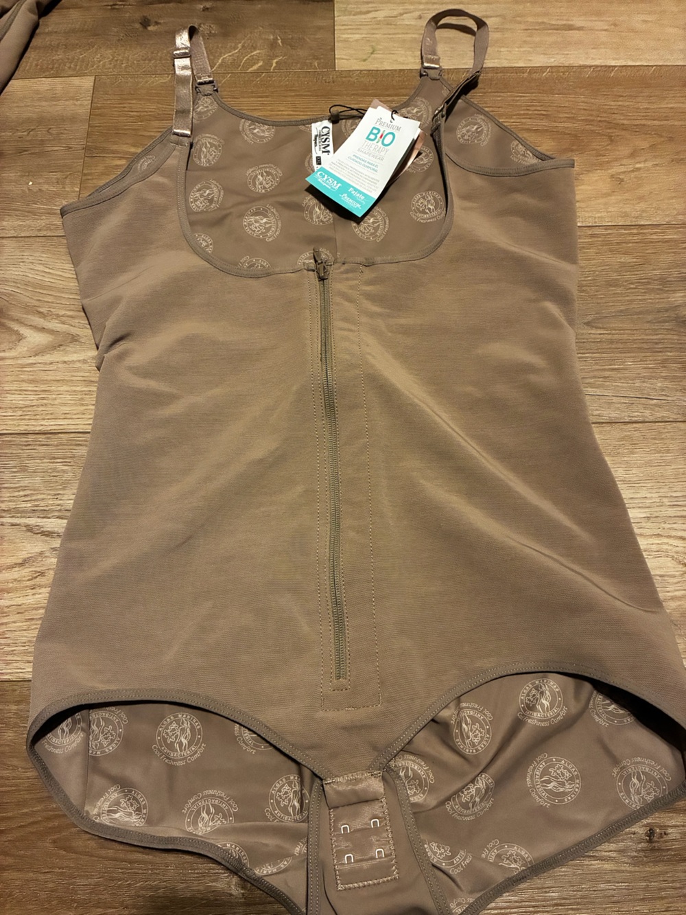 Cysm colombian Women’s Zip-Front Lightweight Shapewear 2xl